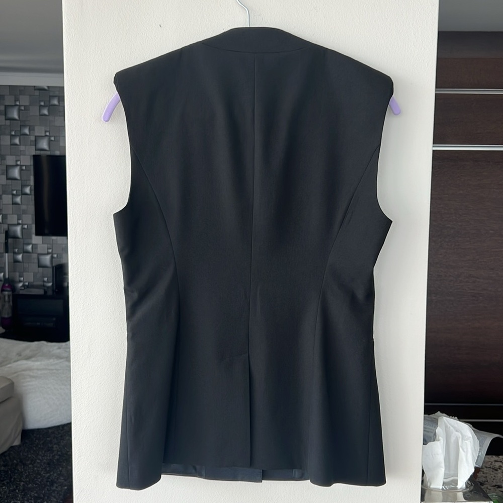 Karl Lagerfeld Structured Longline Vest - Picture 8 of 11